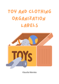 Toy and Clothing Organization Labels (Digital Download)