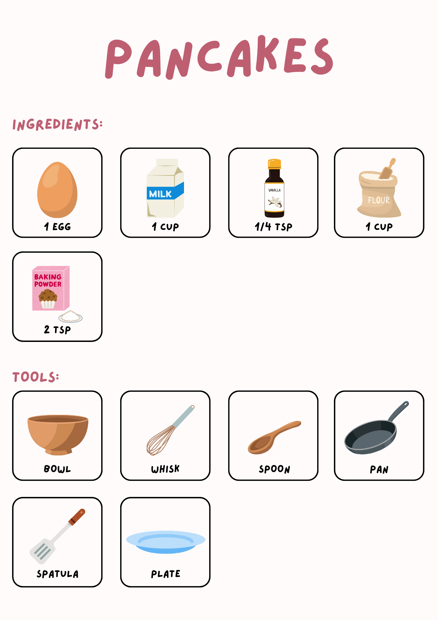 My First Little Cookbook