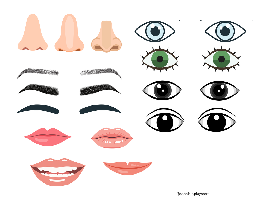 Build a Face – Toddler Matching Activity